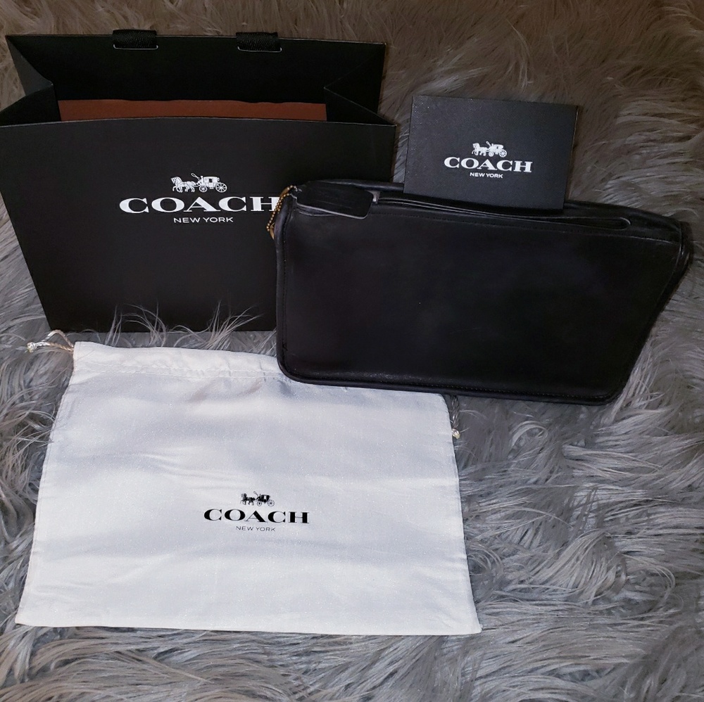 Vintage Coach Wristlet Bag